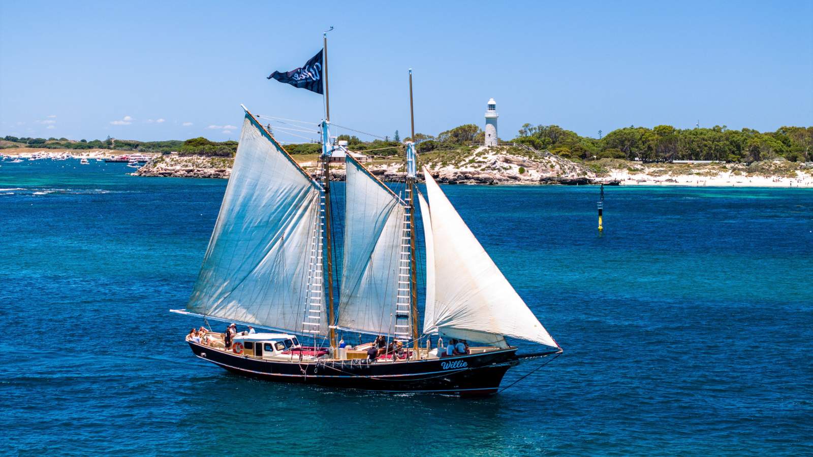 Cruising Schooner Gaff Rigged - Unique Charter Opportunity Rottnest To Broome