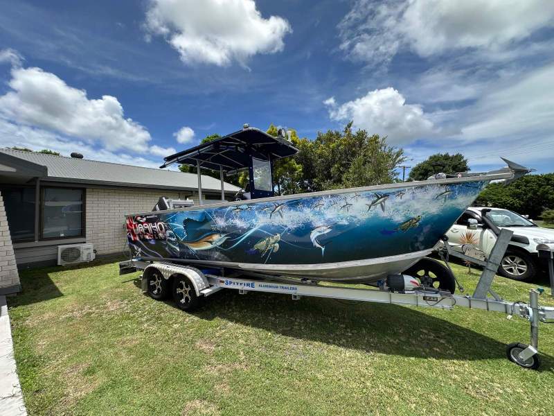 Adams Marine 6.8 Aluminium Plate Centre Console Perfect reef Fishing boat