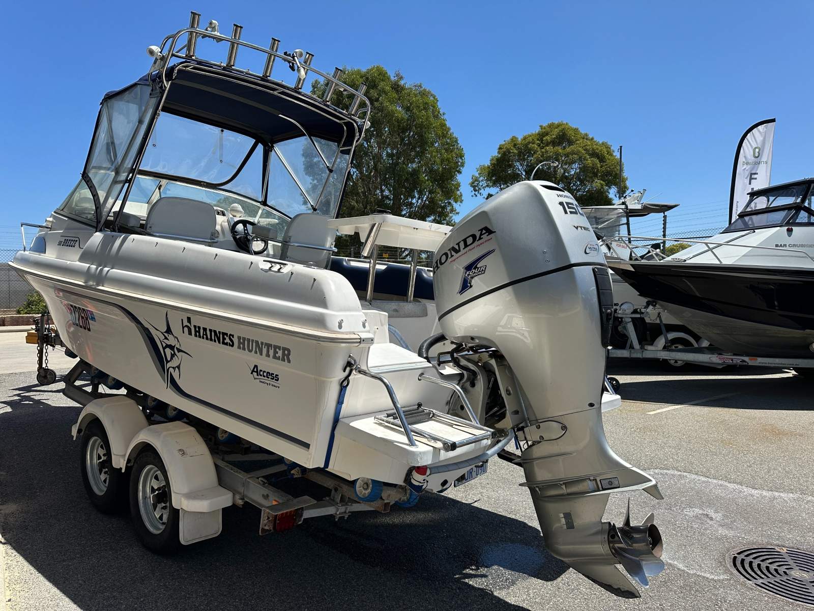 Haines Hunter 580 Breeze with 150HP Honda 4 Stroke