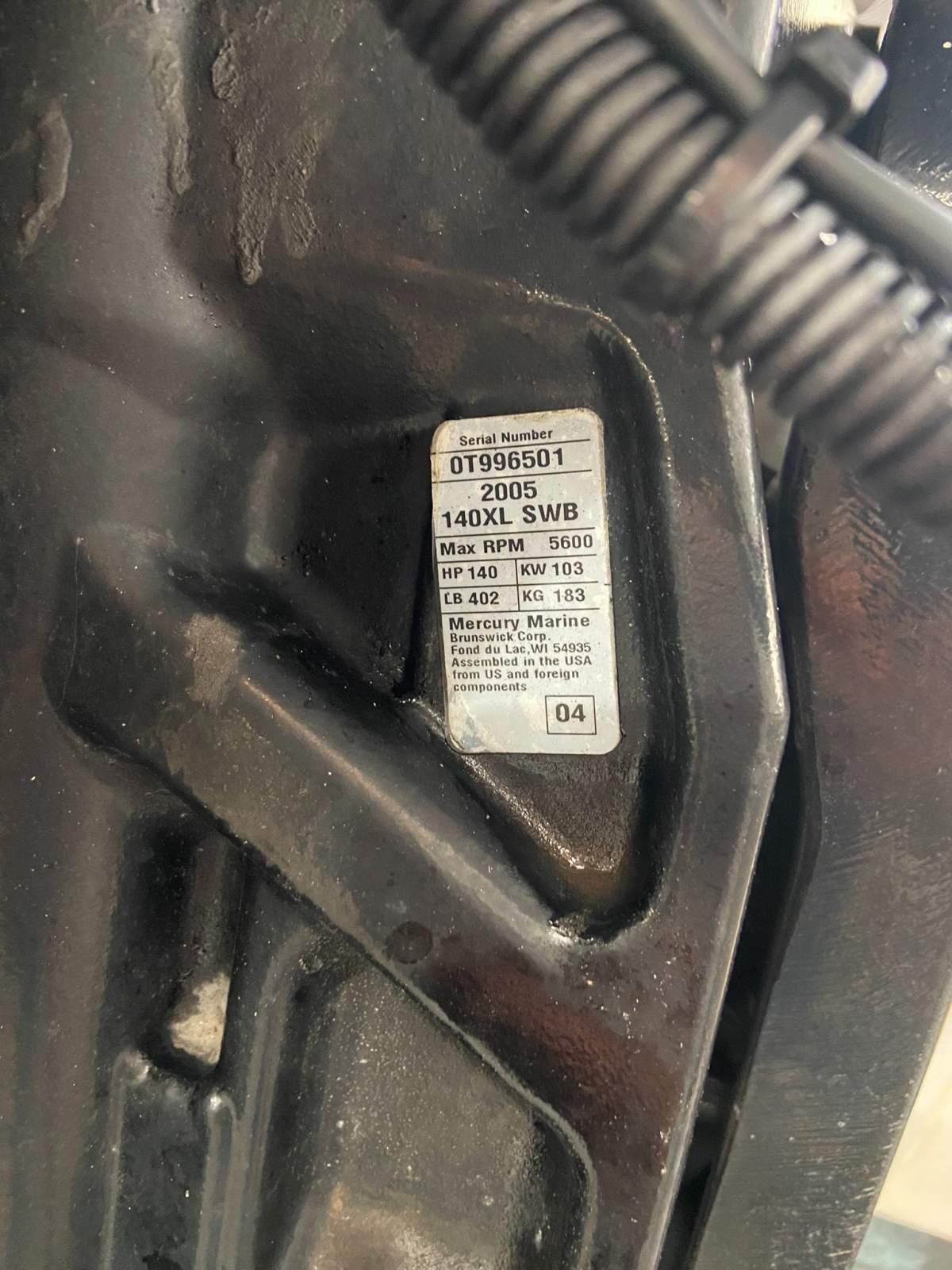 Mercury 140hp outboard for sale Black Rock