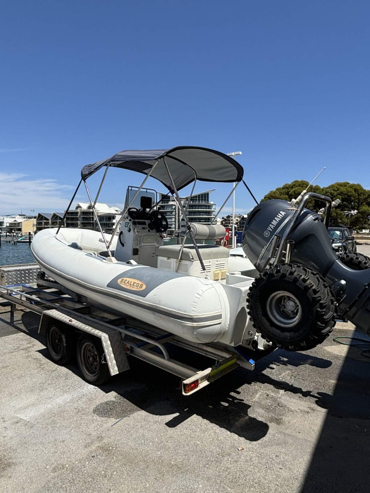 Sealegs 6.1 RIB WITH TRAILER