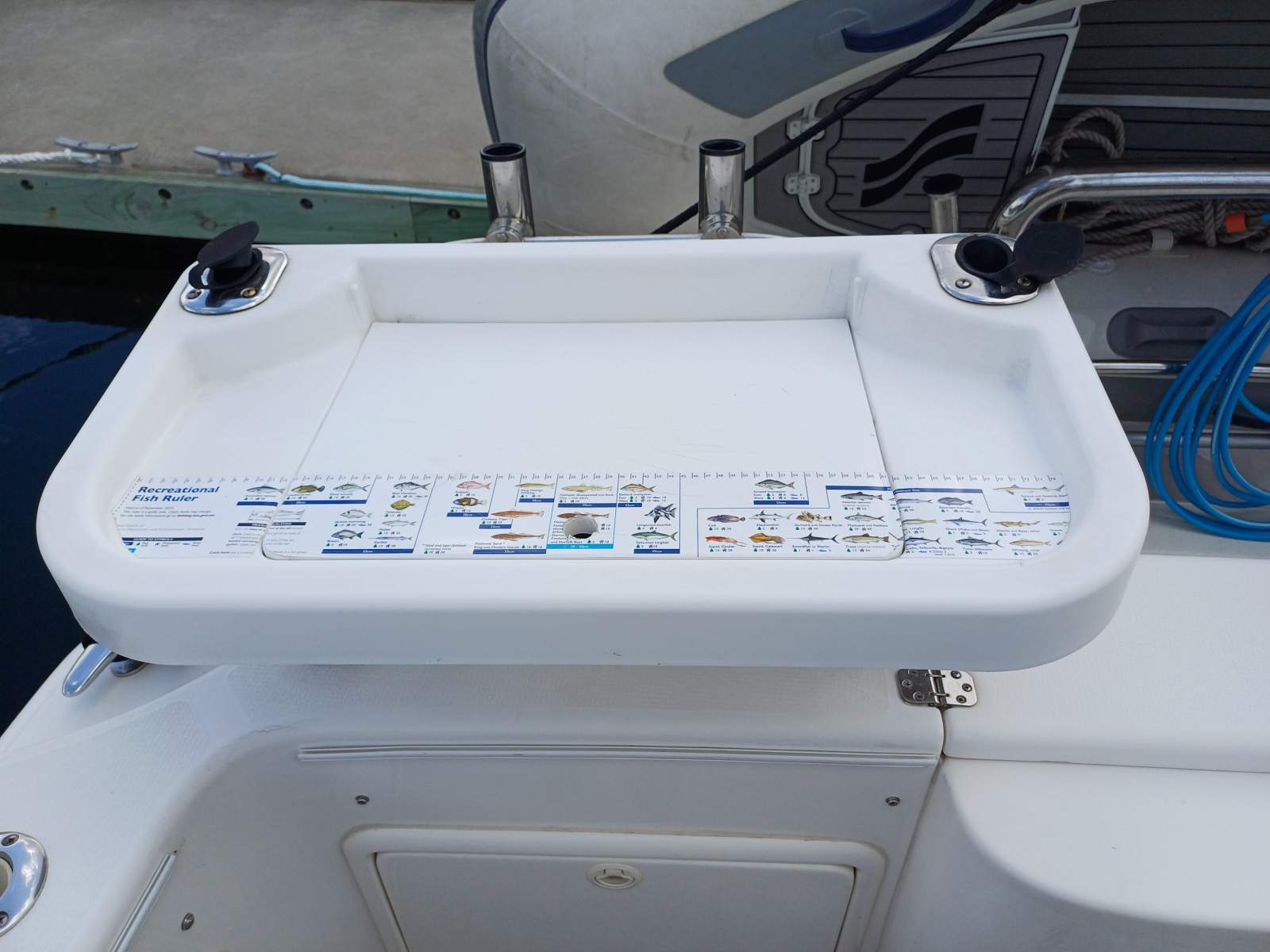 Sunset Boulevard Riviera 37 Flybridge Twin 370hp Cummins. Set up for offshore fishing Boat Brokers of Tasmania