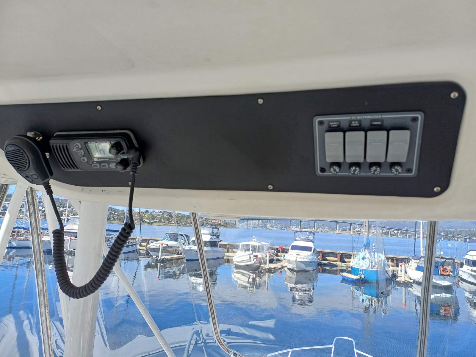 Sunset Boulevard Riviera 37 Flybridge Twin 370hp Cummins. Set up for offshore fishing Boat Brokers of Tasmania