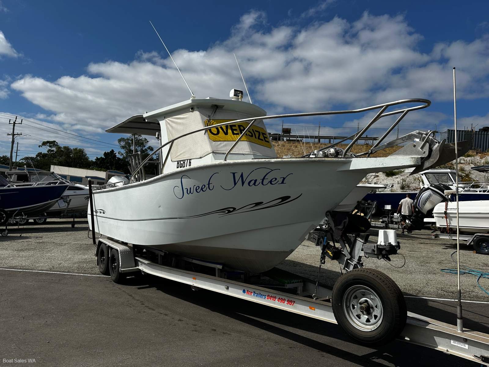 Jackman 7.8 Center Cab Walk Around Twin 225hp Honda 4 stroke motors 2011 Models