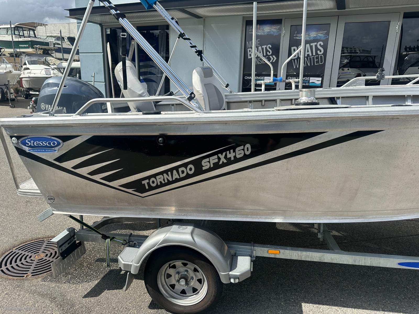 Stessco Tornado SFX460 with Yamaha 60HP 4 Stroke Tiller