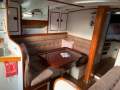 Swanson 38 Masthead sloop yacht, spoon bow, canoe stern