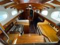 Custom timber yacht