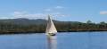 Herreshoff Flatfish Class 20'3" timber Day Sailer, plans by Joel White