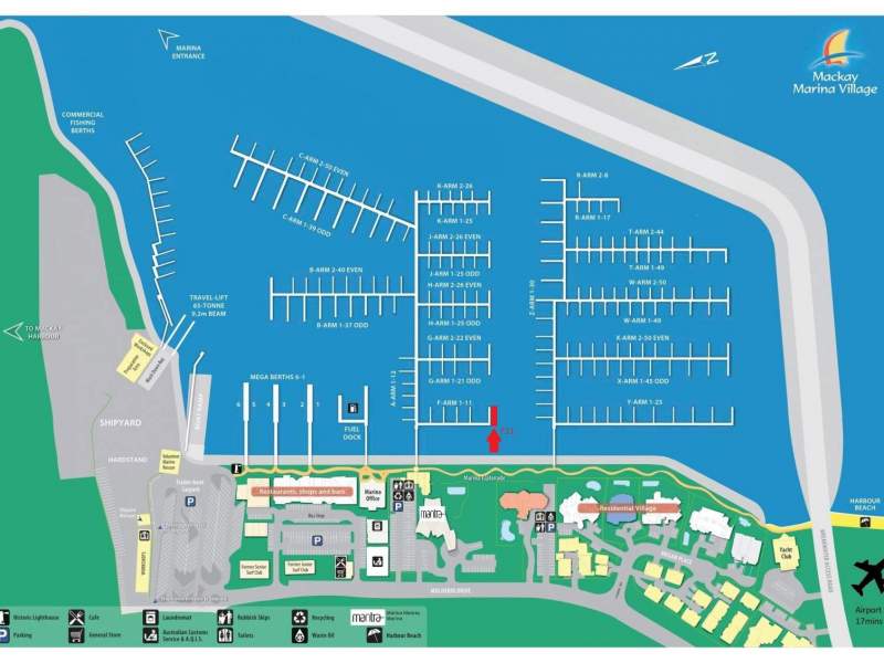 F11 - 17.5m Multihull Berth
