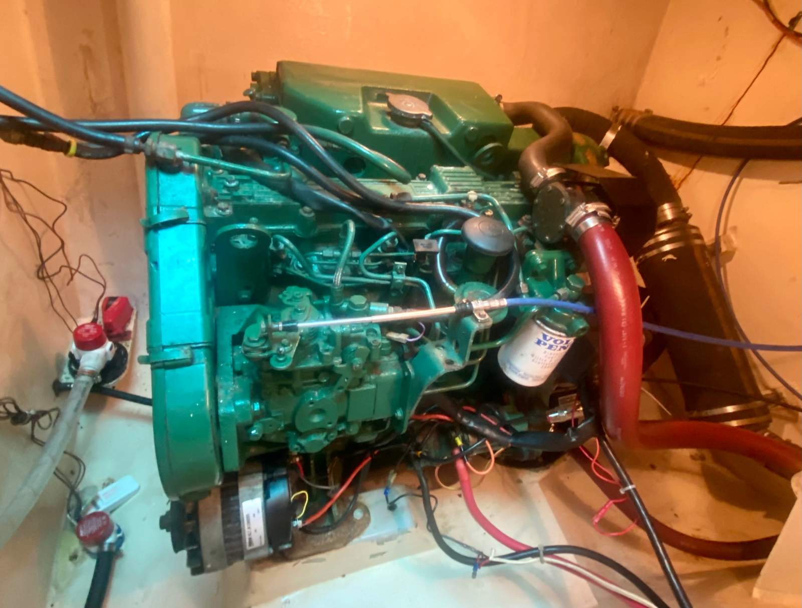 2 Volvo Penta MD22L - 50hp Diesel Engines with Saildrives
