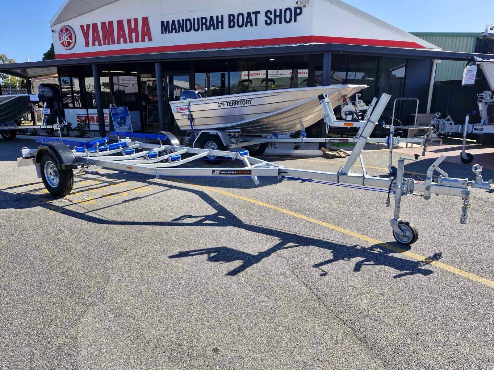 John Papas JPT89B Braked Boat Trailer (Suits 4.5-5.0m)