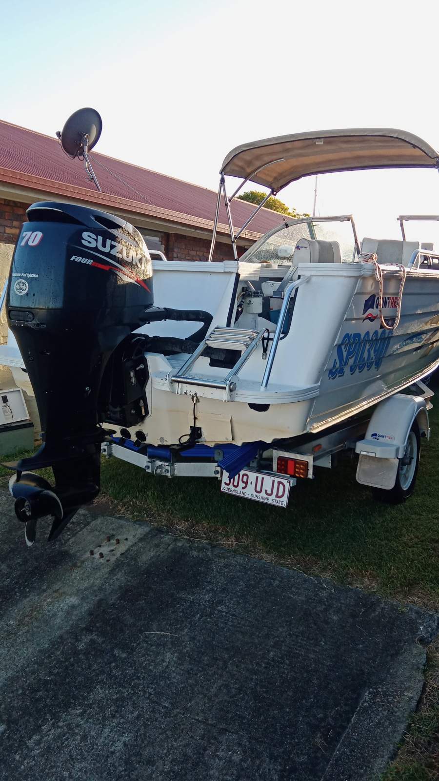 Quintrex 490 Coast Runner Suzuki 70hp 4 stroke motor