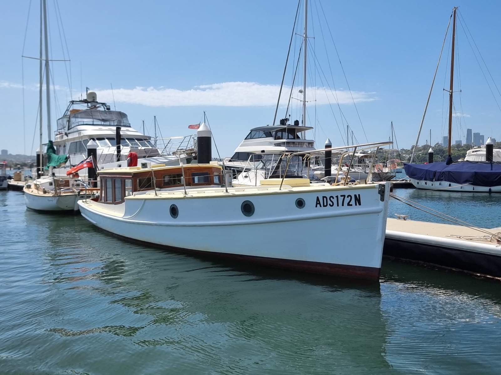 Purdon & Featherstone 36 Classic Timber Motor Cruiser
