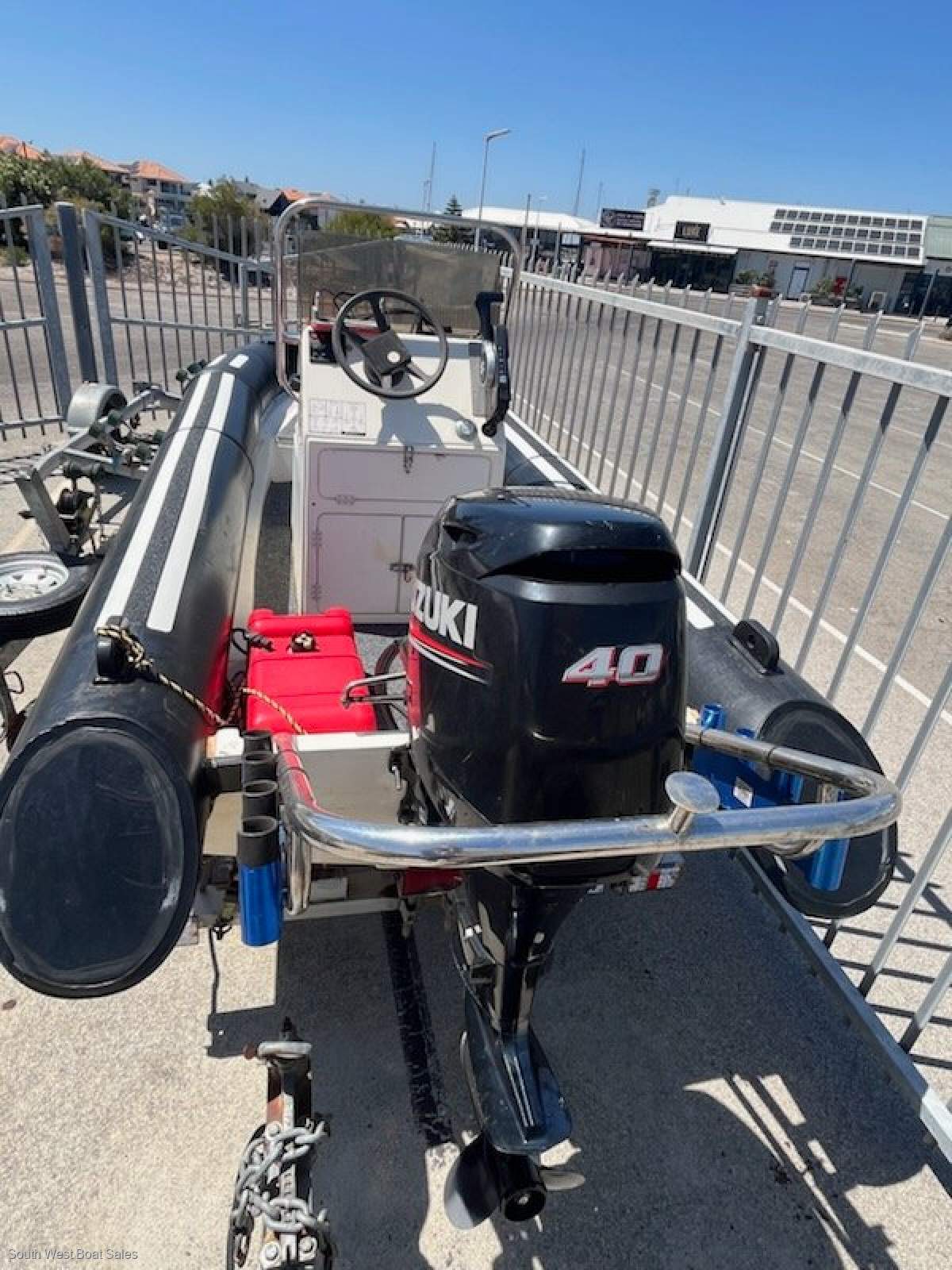 Prestige X Rubber duck converted to poly tubes on Trailer