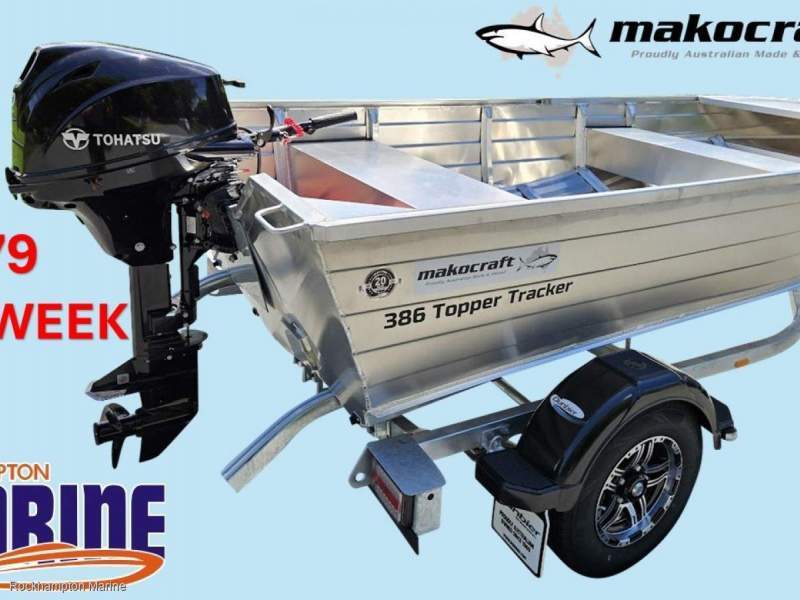 Makocraft 386 Topper Tracker B, M, T PACKAGE FROM ROCKHAMPTON MARINE!!