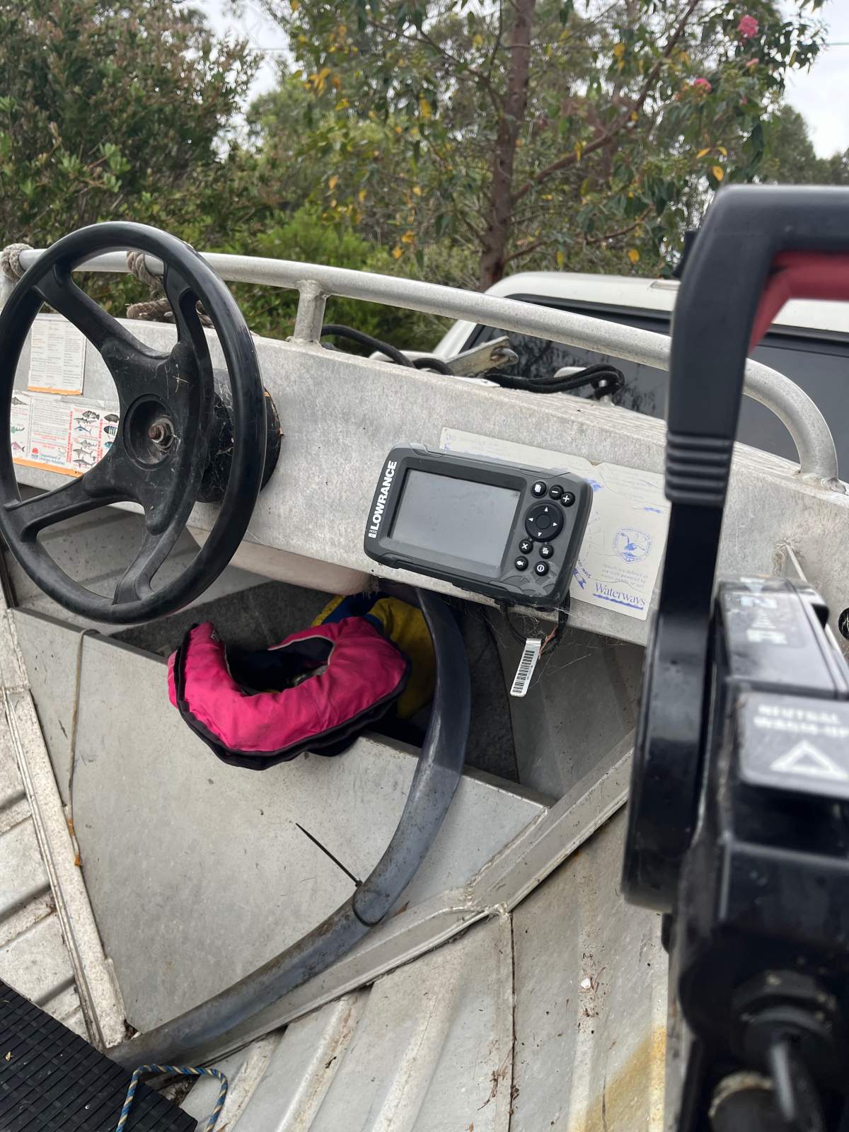 Clark 429 Challenger Abalone Fitted with fwd steering and controls