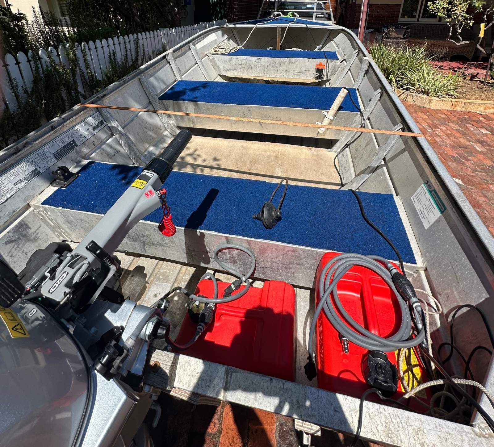 Clark Boat Clark 4m Aluminium with NEW 20HP Honda 4 stoke.