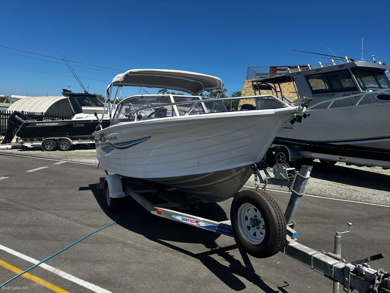 Quintrex 480 Freedom Sport 2006 MODEL NEAT AND CLEAN 75hp 2STR MARINER 370HRS