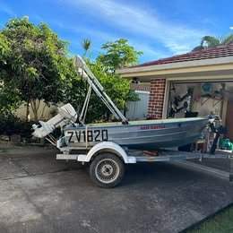 3 Metre Aluminium Boat & Trailer