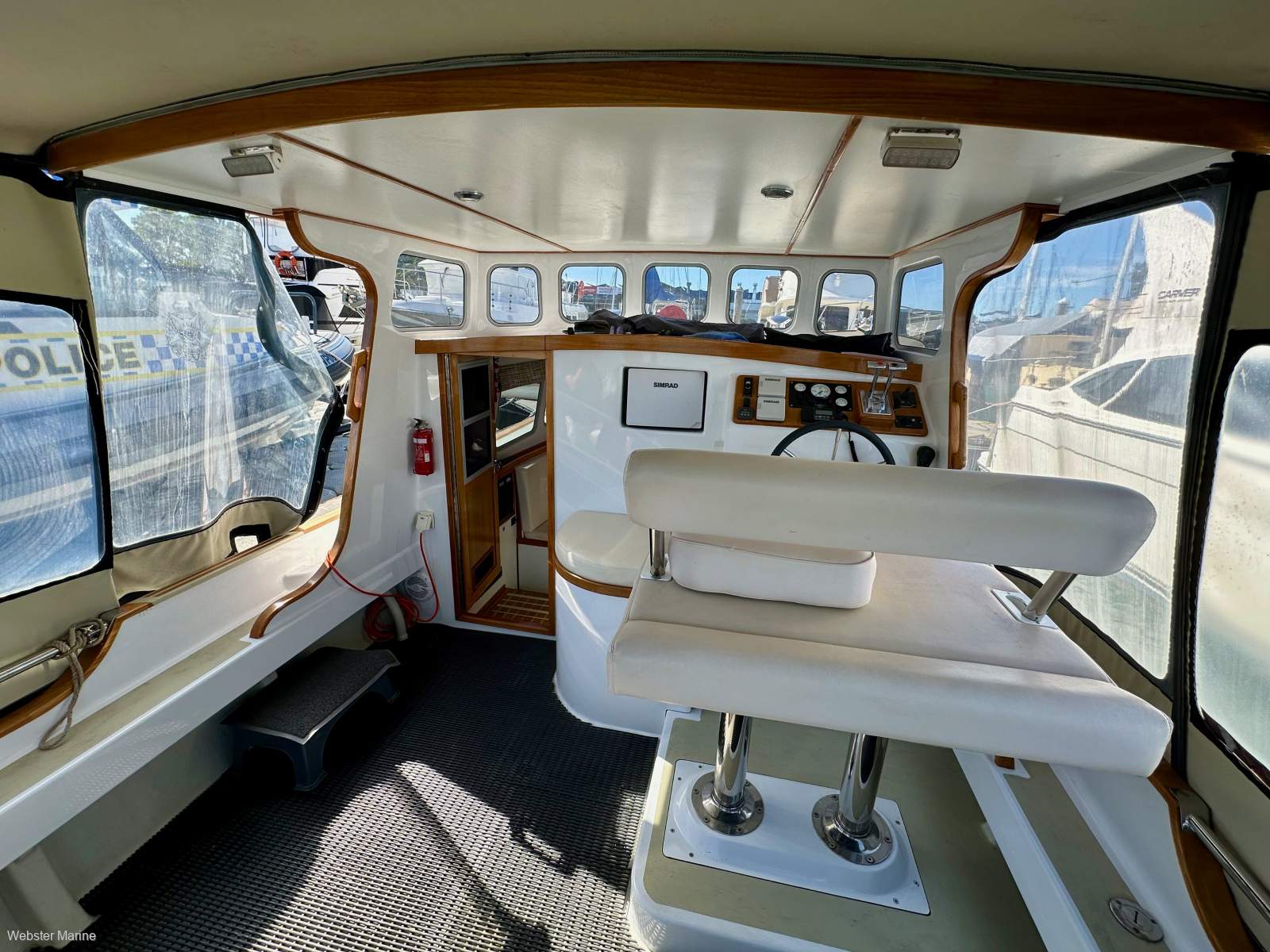 Custom Fibreglass 33 converted fishing boat