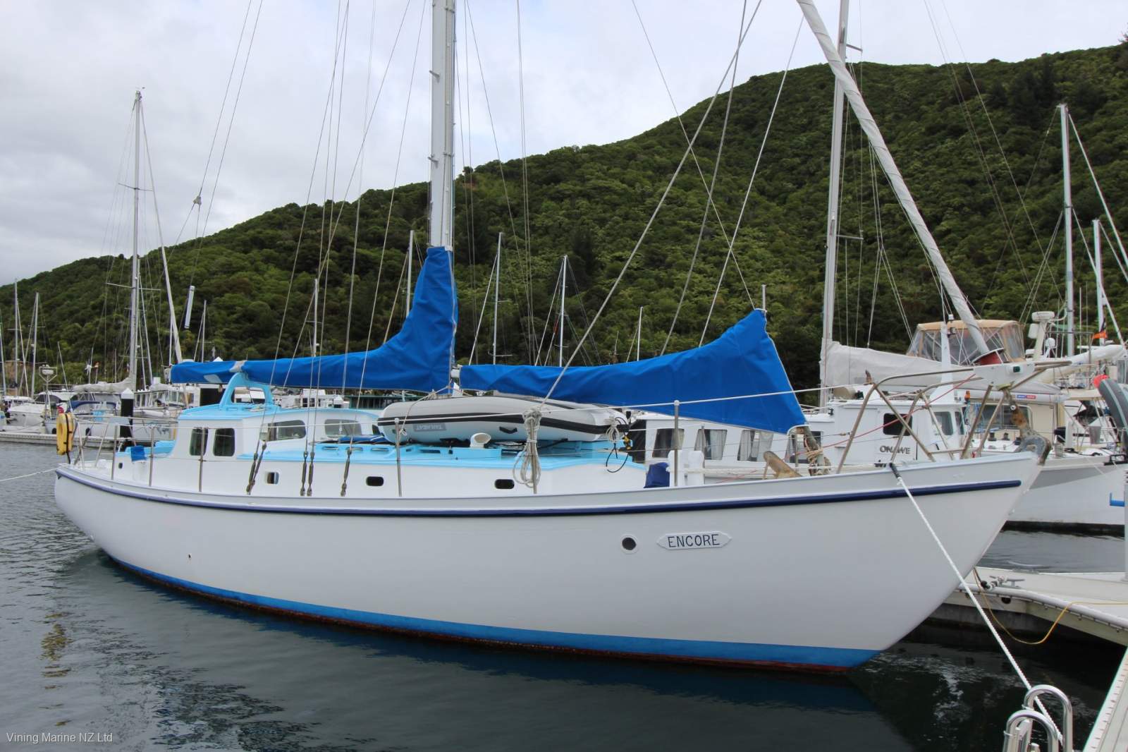 Eric Cox Offshore 40 Cutter Rigged