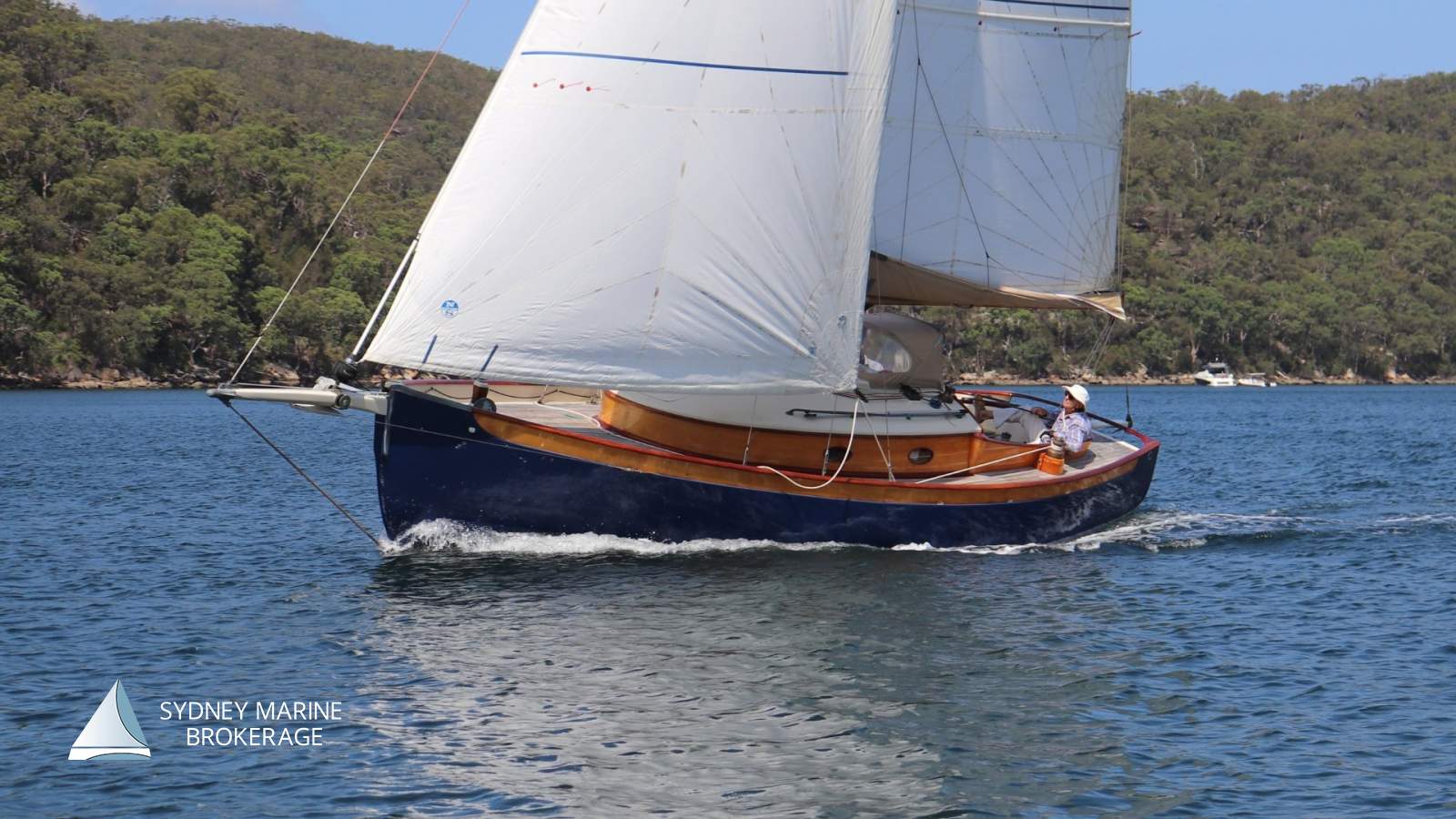 Custom Timber Yacht 'Pearl':2 Sydney Marine Brokerage Custom Timber Yacht