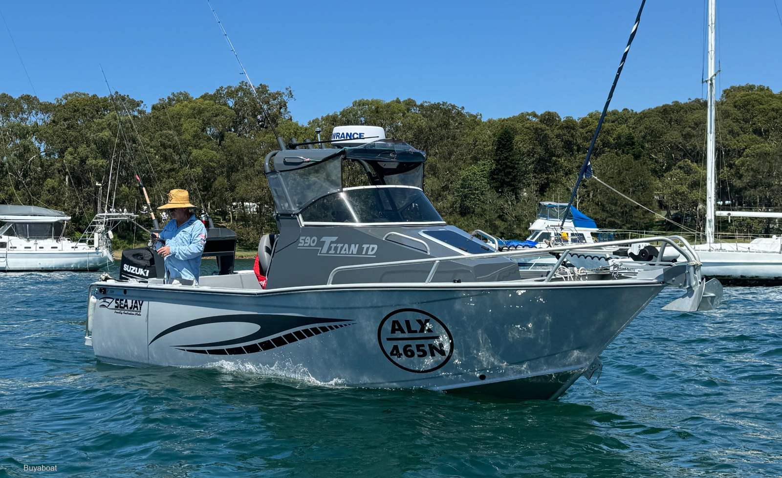 Sea Jay 5.90 Titan - Radar, 80lb Minnkota,