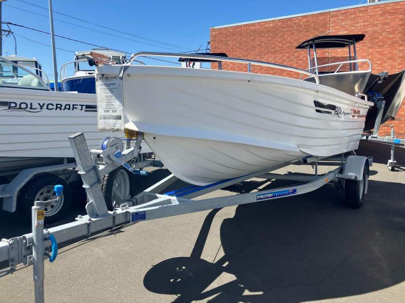 Polycraft 4.50 Side Console Boat, Motor, Trailer Package