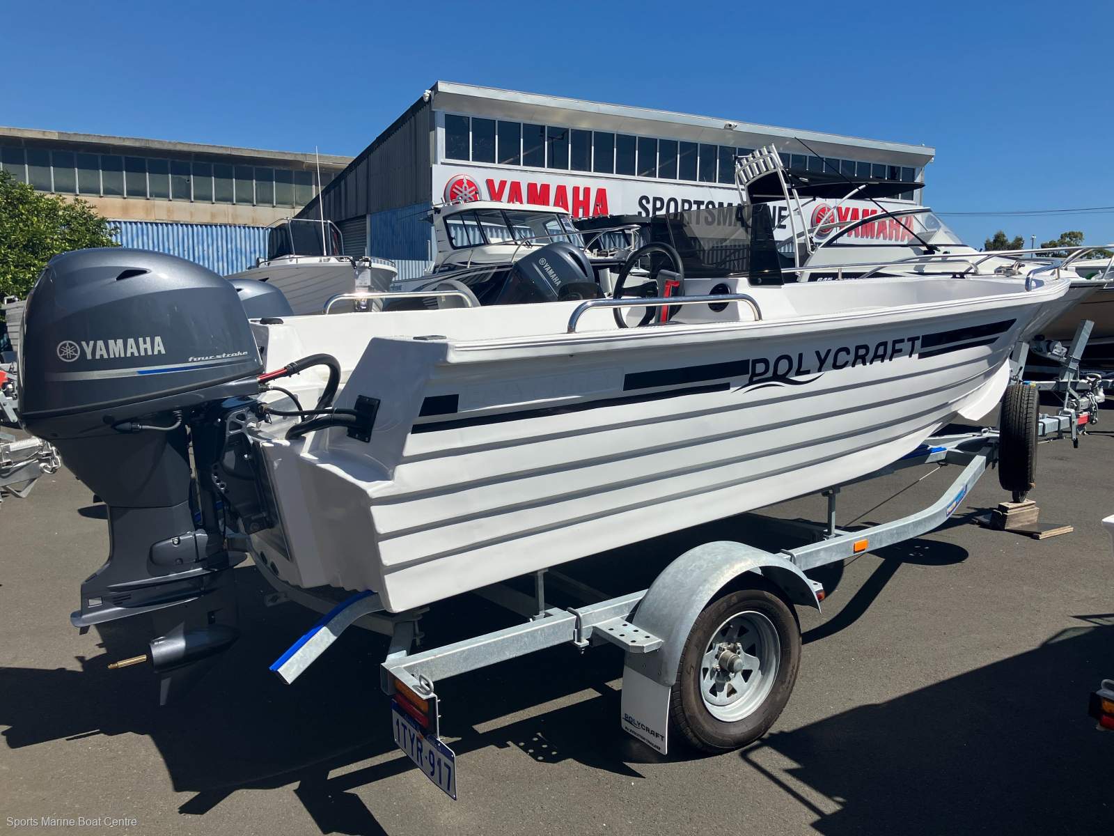 New Polycraft 4.50 Side Console Boat, Motor, Trailer Package