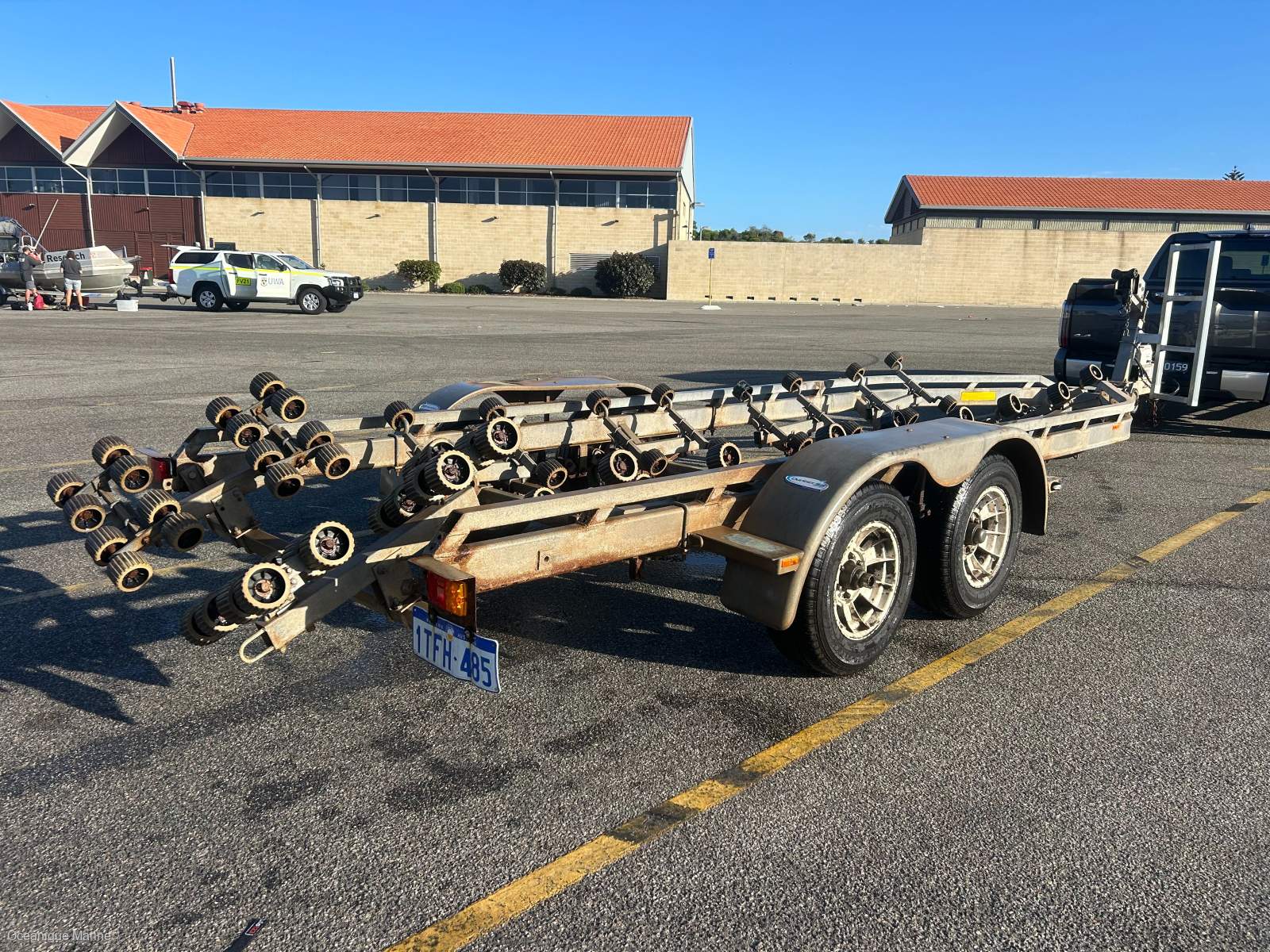 Dunbier multi roller trailer rated to 4000kg