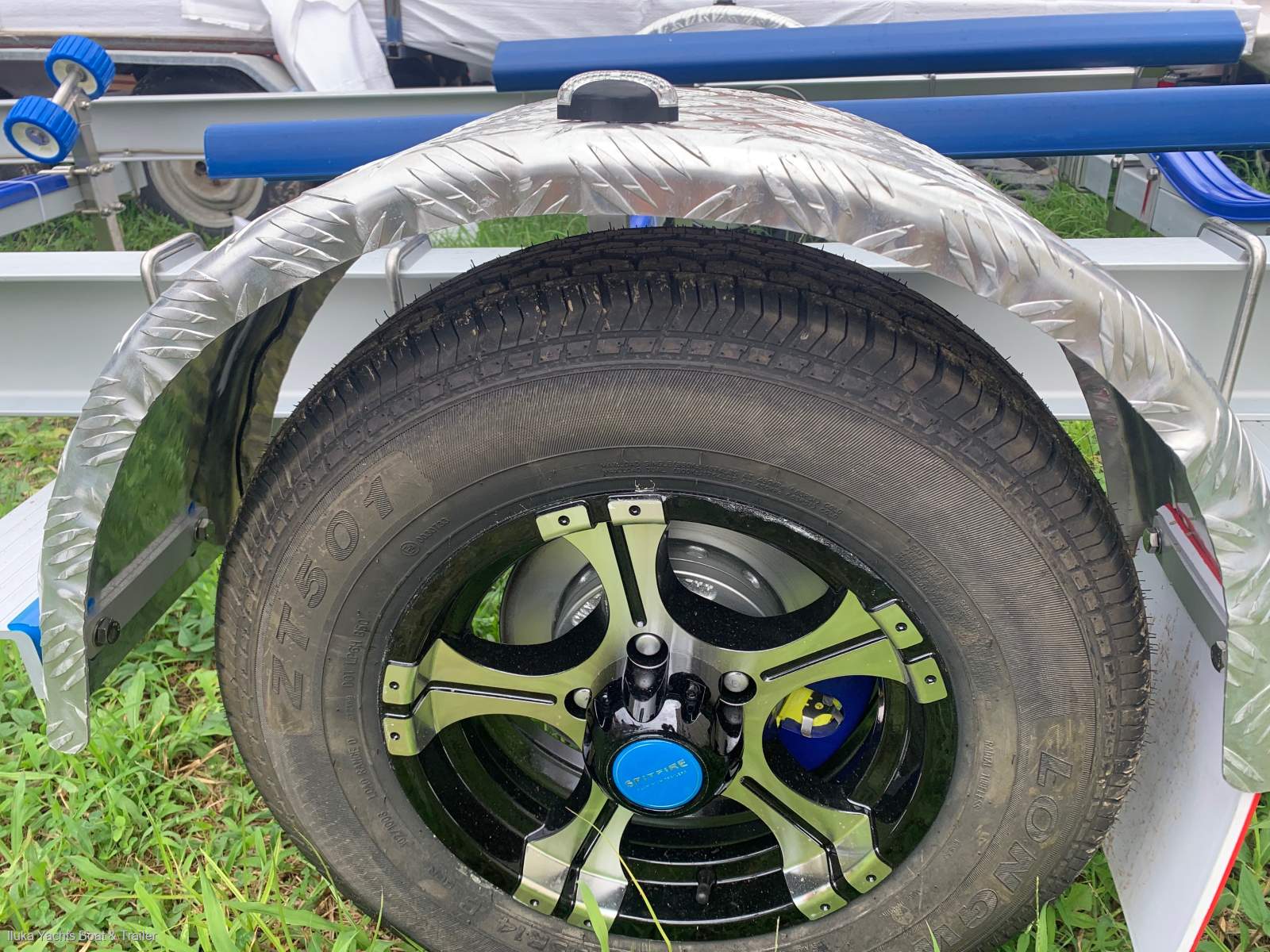 Aluminium Boat Trailer 6.25m Single Axel, Registered for immediate delivery