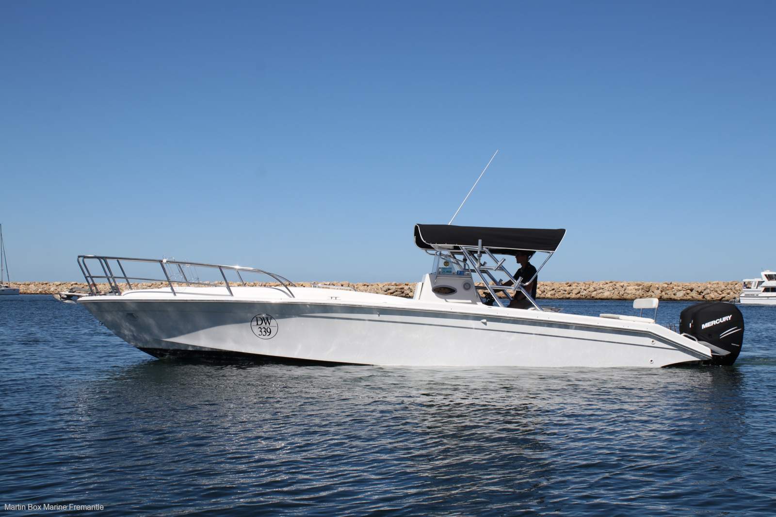Al Dhaen 360 SF Wavebreaker with Twin 2009 Mercury 275Hp Verado's