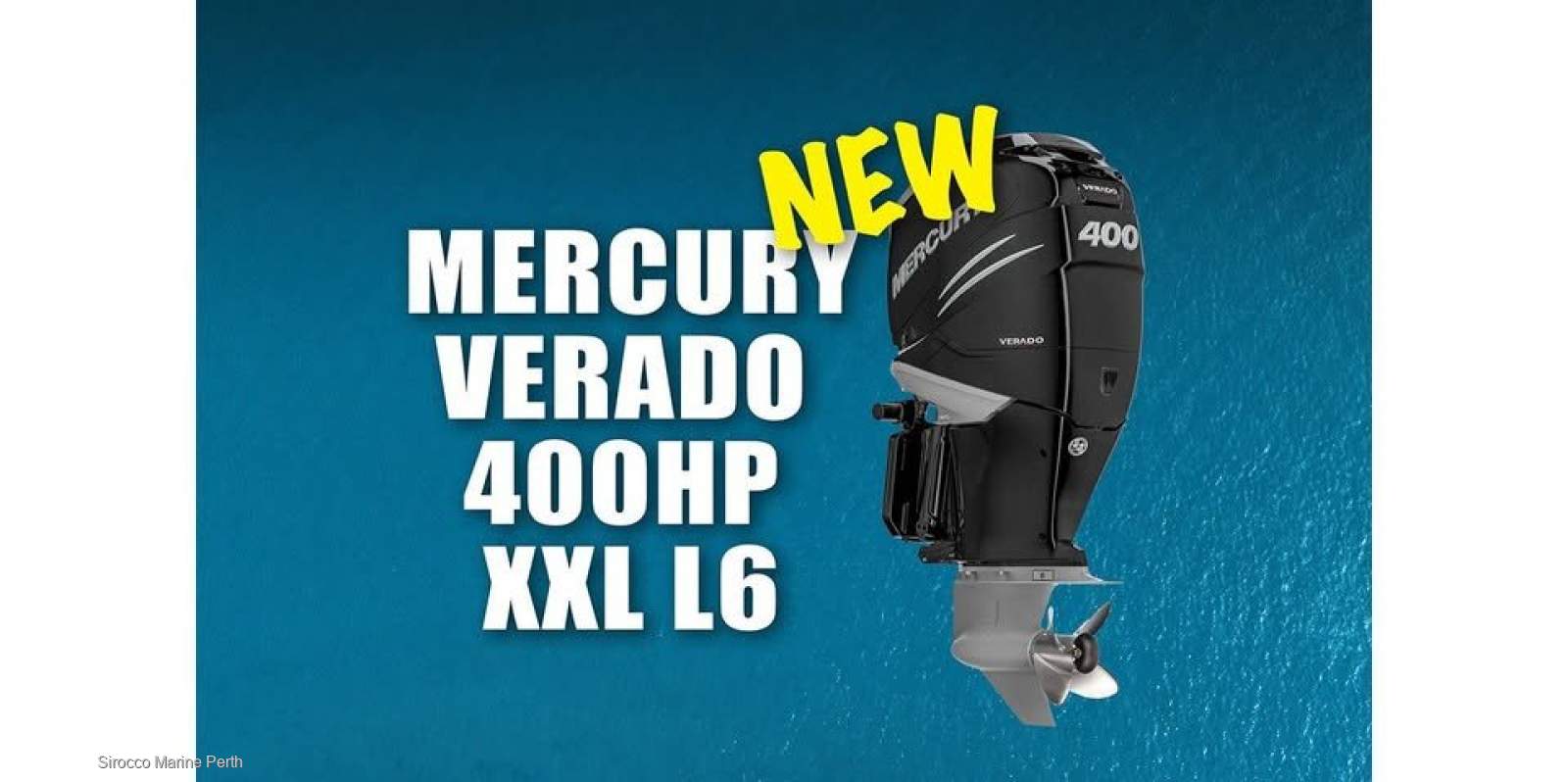 Brand NEW Mercury Verado 400 L6 outboard engine