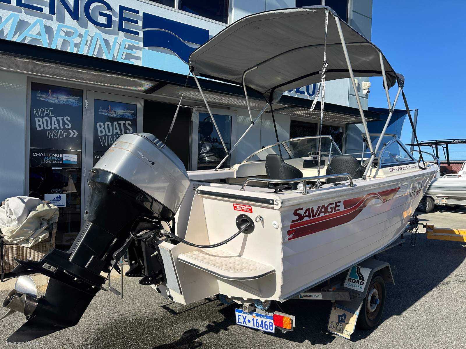 Savage 525 Osprey Bowrider with 90HP Mariner 2 Stroke