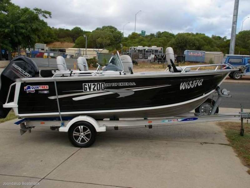 Quintrex 490 Top Ender Side Console 2013 model Mercury 80hp 4 stroke