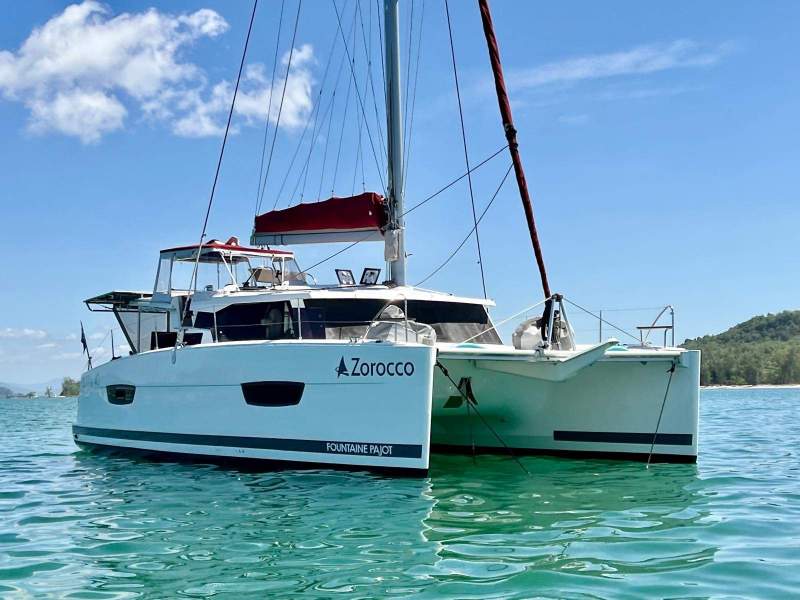 Fountaine Pajot Lucia 40 Upgrades, Extras, Huge Solar/Lithium runs the AC