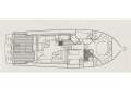Riviera 43 Open Flybridge - Three cabin model with extended rear deck