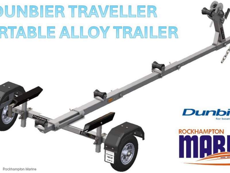 DUNBIER PORTABLE TRAVELLER ALLOY BOAT TRAILER
