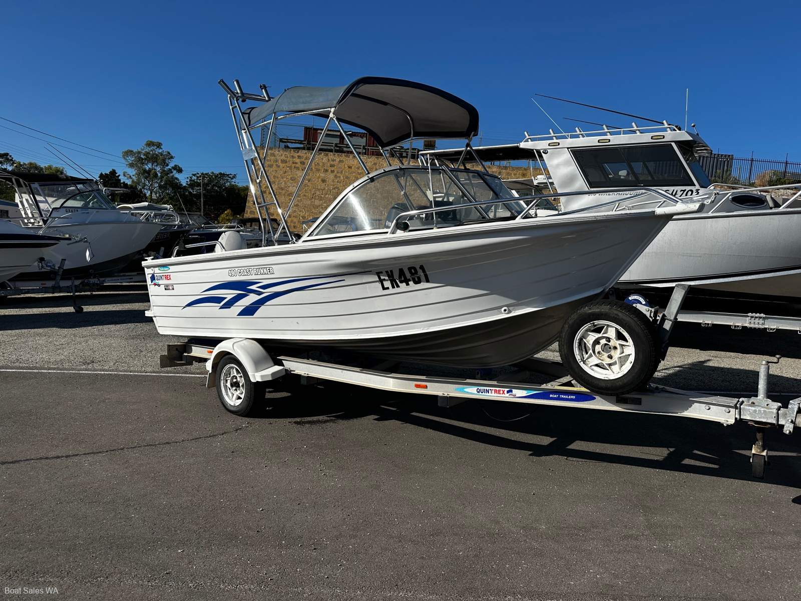 Quintrex 490 Coast Runner 2010 MODEL 75HP ETEC 361 HOURS