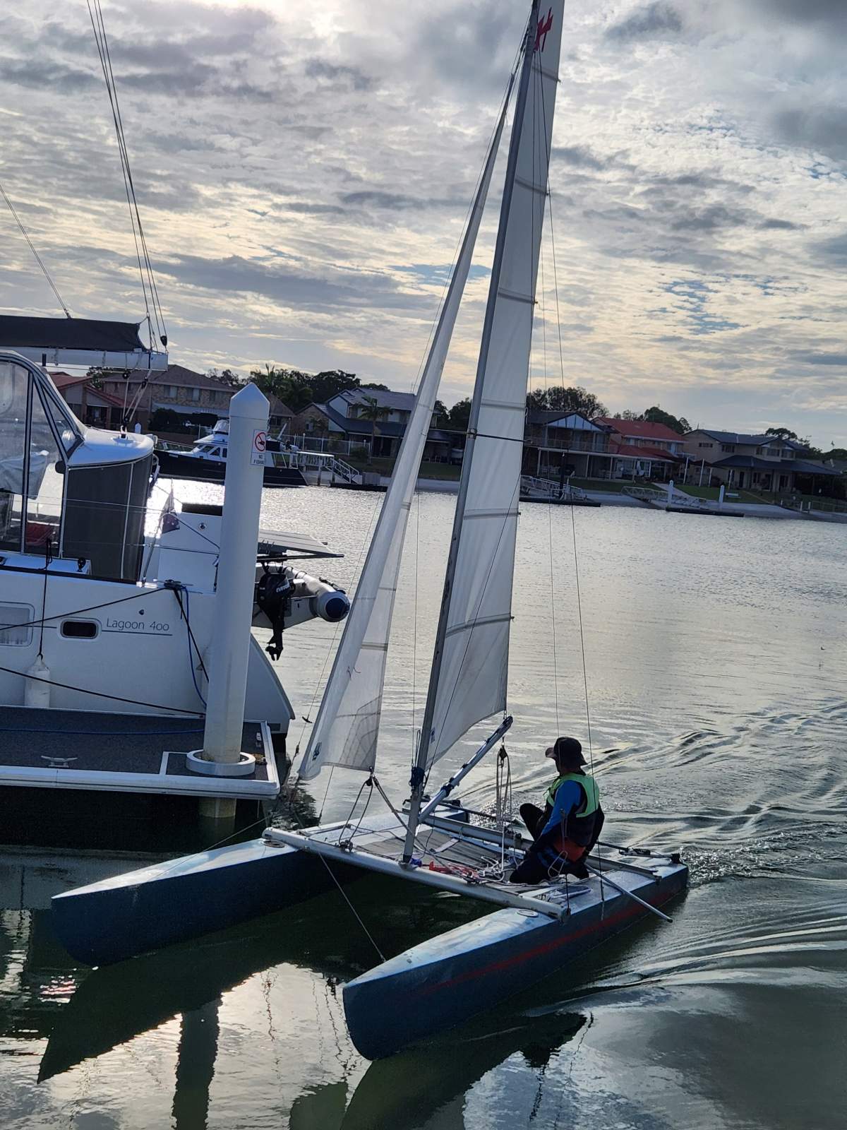 Hydra Sports Hydra 16 off the beach catamaran with trailer