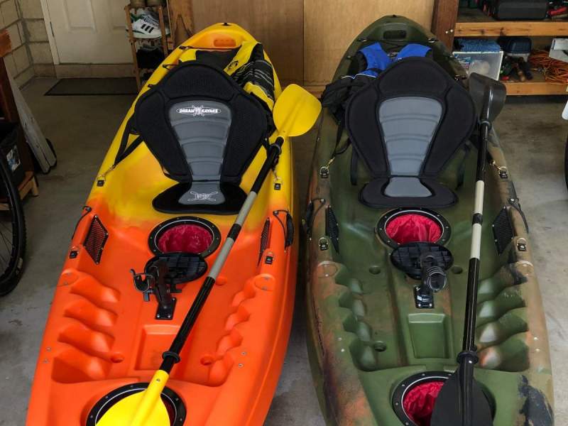 2 x 3m Kayaks and 4m Trailer - The Complete Setup