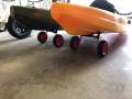 2 x 3m Kayaks + Trolleys + Reg'd Trailer + Gear:Trollies