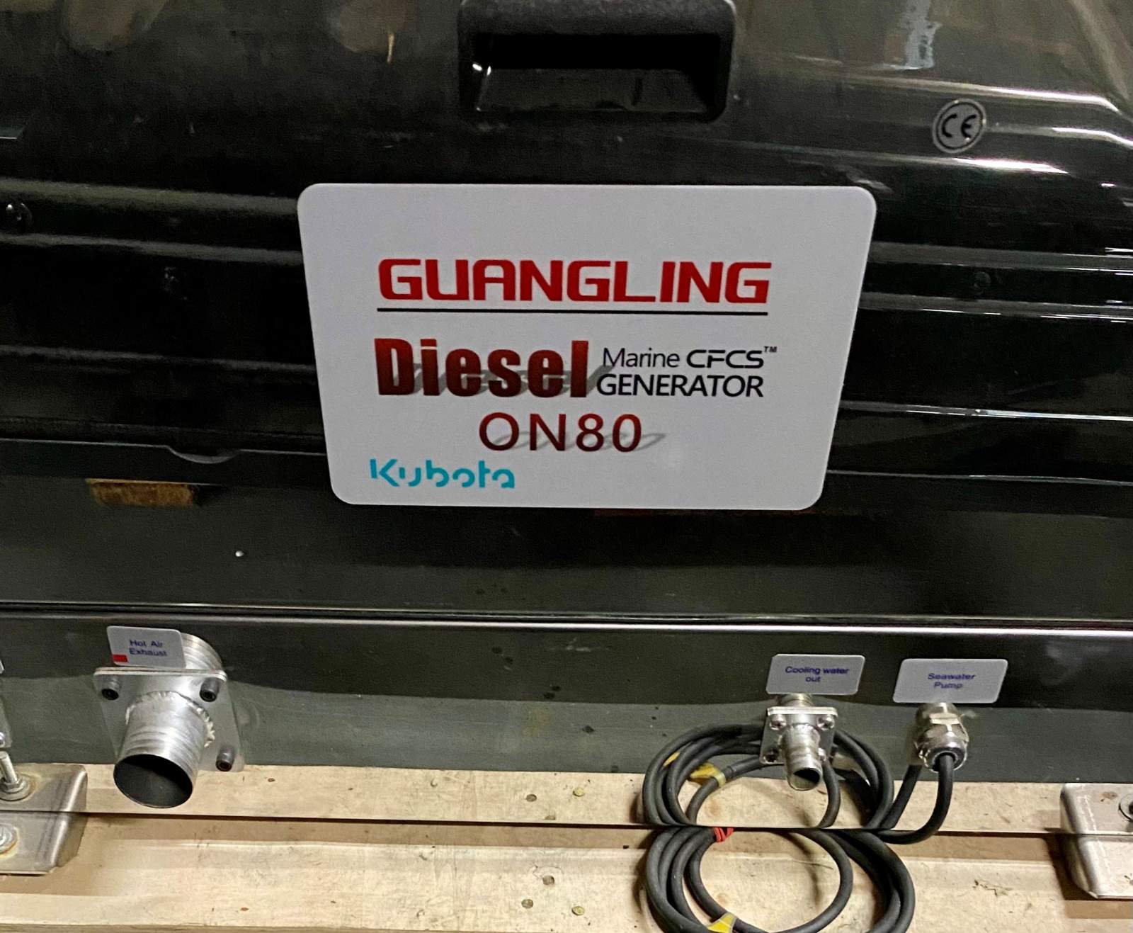 GUANGLING DIESEL MARINE CFCS GENERATOR 7.2kVA ON80 KUBOTA