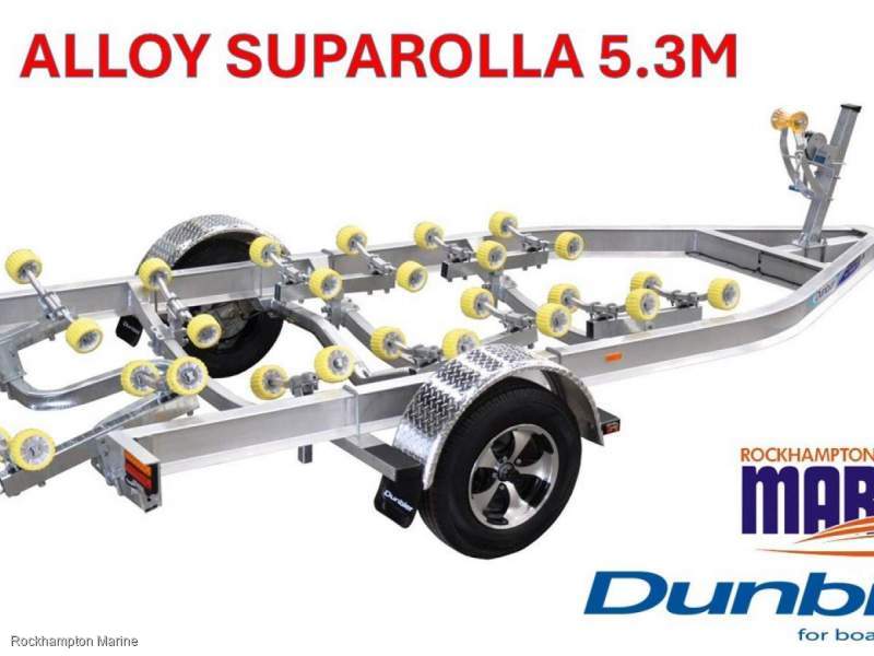 DUNBIER ALLOY SUPAROLLER BOAT TRAILER TO SUIT BOATS UP TO 5.3M