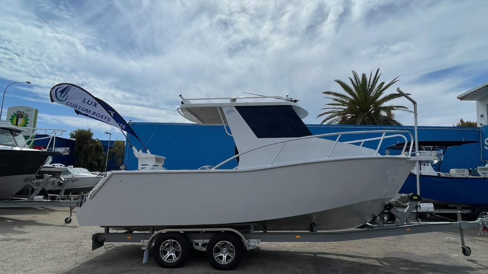 Lux Custom Boats 6500 Hard Top Ready to fit engine of your choice and sounder