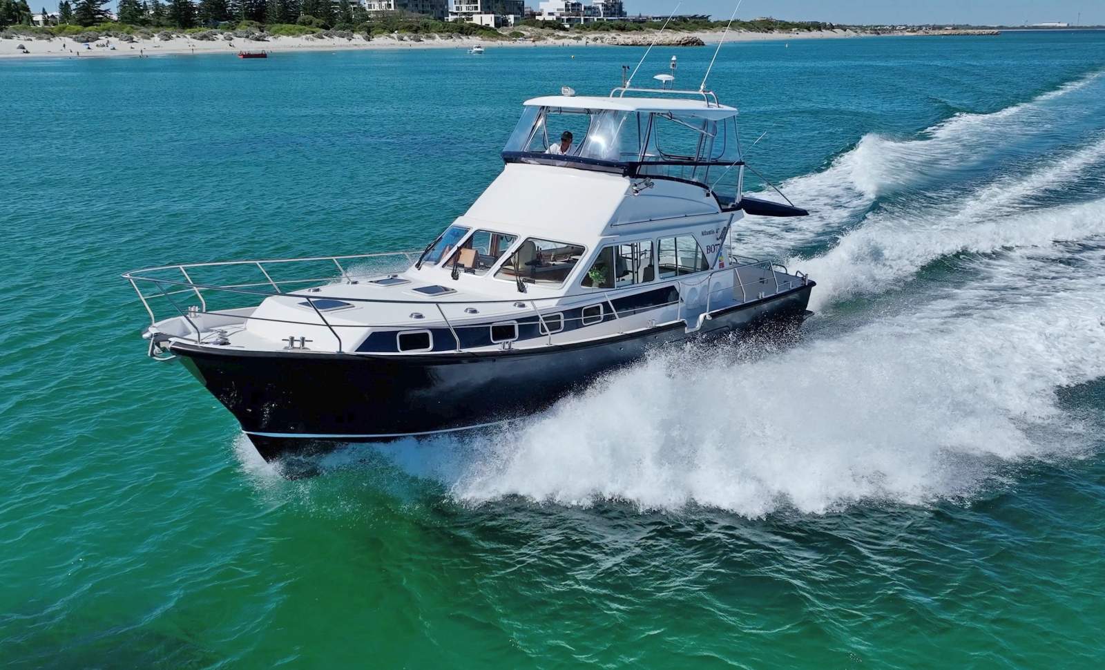 Atlantis 47 Flybridge - Undergone recent refit - She looks fantastic!