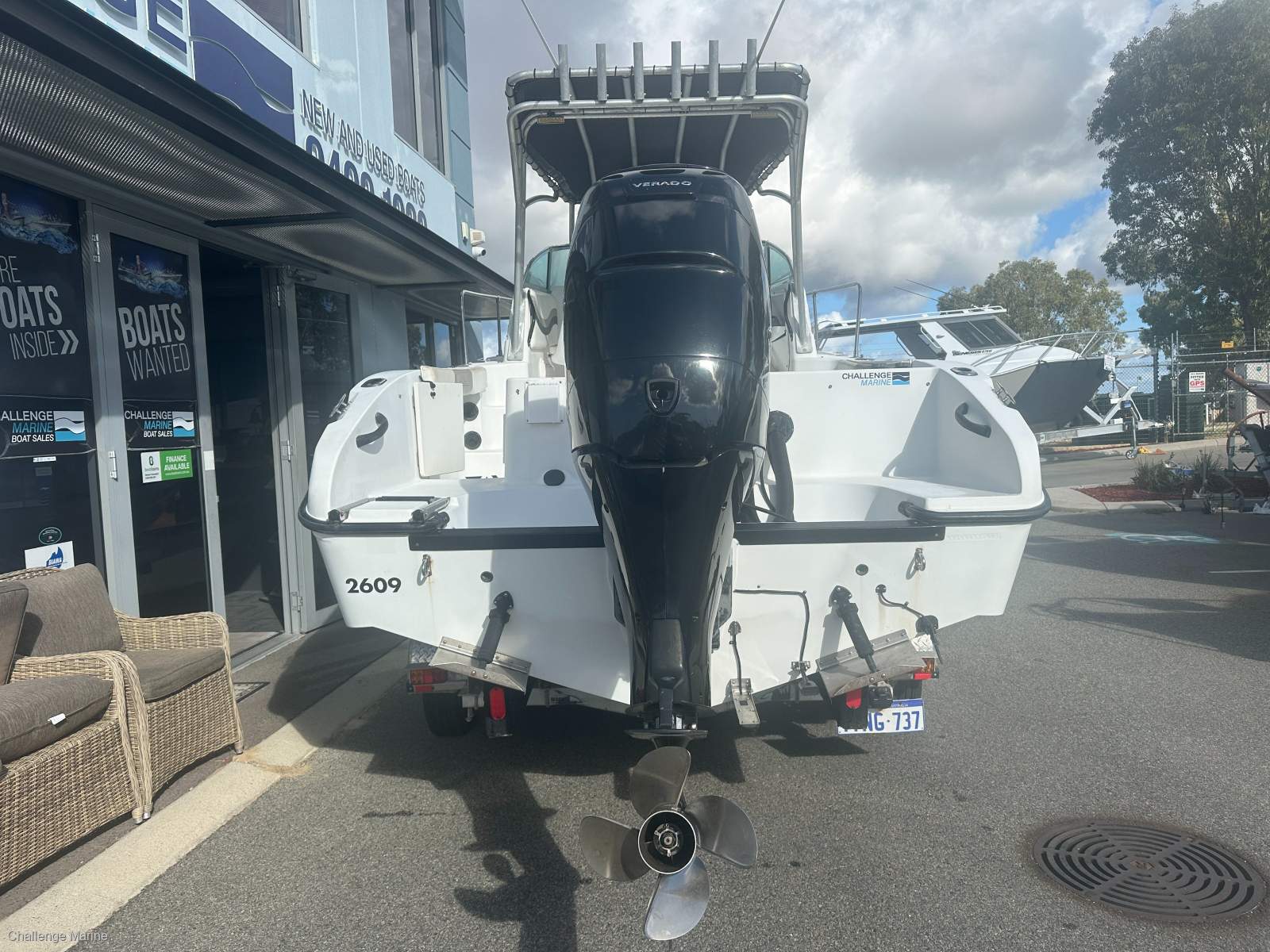 Striper 2300 - 2012 Dual axle ally trailer