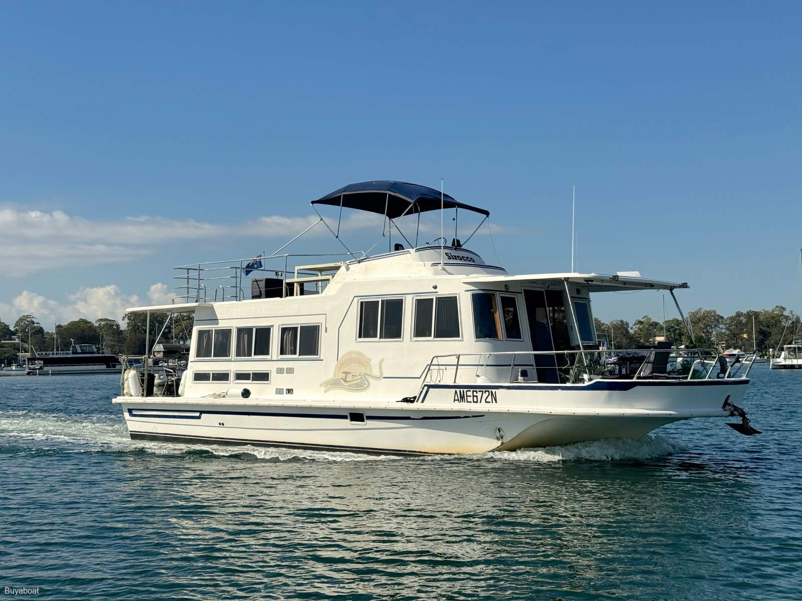 Coher 45 Homecruiser Bow thruster, new 60 Hp Merc 4 strokes