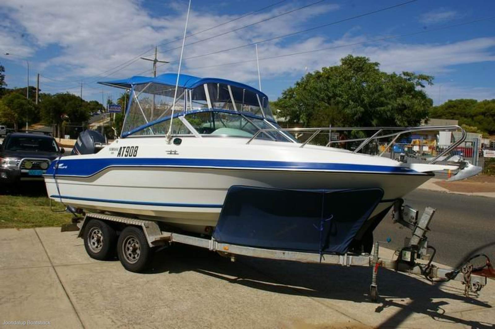 Southwind SF20 Yamaha four stroke and drive on trailer