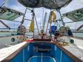Westsail 32 Heavy displacement, full length keel, safe design.